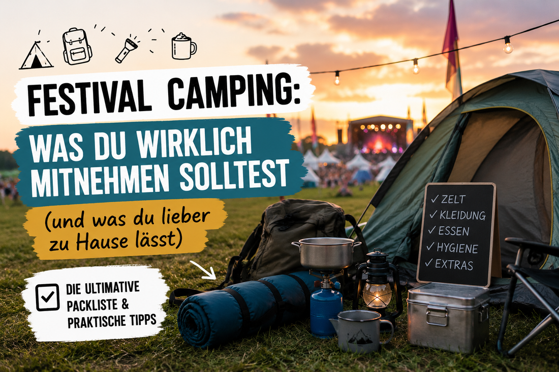 Camping Packliste für Festival: Was du wirklich mitnehmen solltest