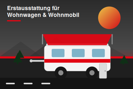 Erstausstattung für Wohnwagen und Wohnmobil: Die komplette Checkliste für Einsteiger