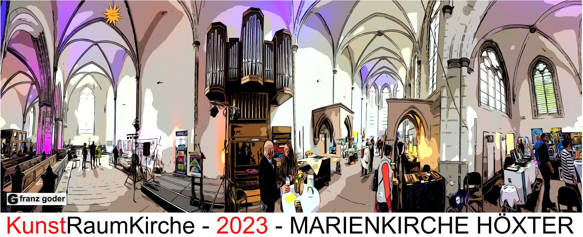 Kreis Höxter lädt zum 3. Kunstmarkt „KunstRaumKirche“ in die Marienkirche ein