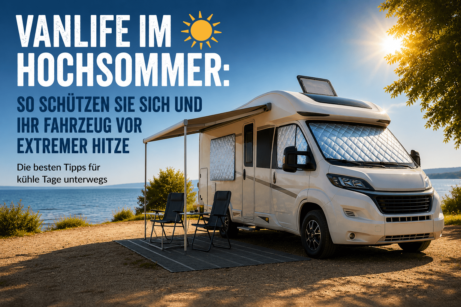 Vanlife im Hochsommer: So schützt du dich und dein Wohnmobil vor extremer Hitze - ML Freizeitshop