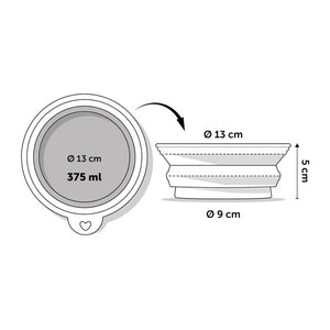 2in1 Reisebecher Trinka Flamingo für Hunde - 6