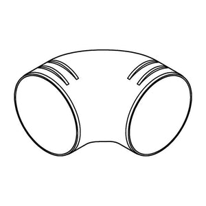 90° Bogen Ø 90 mm – Webasto Heizungszubehör - 2