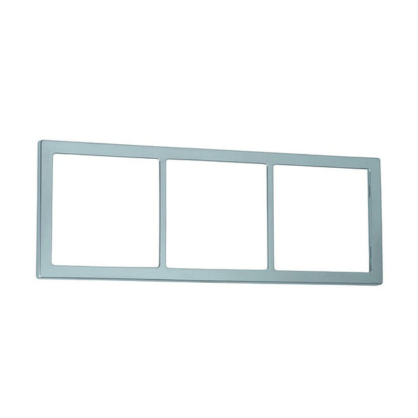 Abdeckrahmen 3-fach silber für Steckdosen & Schalter - 2