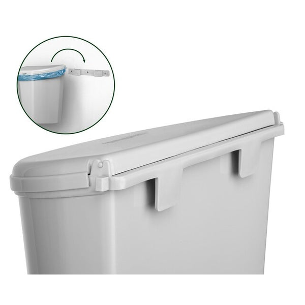 Abfallbehälter BRUNNER Pillar XL 10 l grau - 2