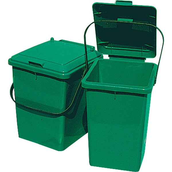 Abfallbehälter Comet 10l grün | Kunststoffmüllbehälter - 2