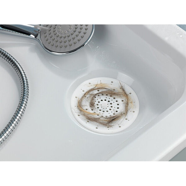 Abfluss-Sieb WENKO aus Silikon – Weiß, 12 cm - 3