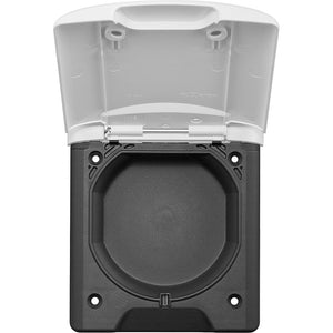 ABL Leerdose mit Magnetverschluss, flach, grau - 3