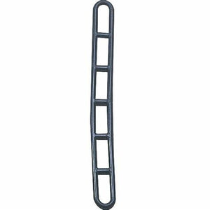 Abspann-Leiterelemente grau, 6er Pack