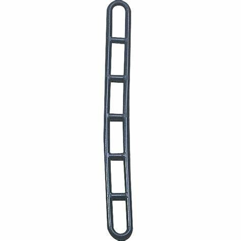 Abspann-Leiterelemente grau, 6er Pack