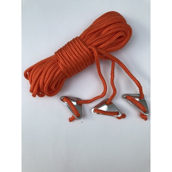 Abspannleine BENT 3er-Set – 350 cm, orange