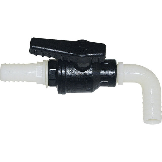 Absperrhahn ½ Zoll Anschluss - Kunststoffqualität