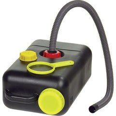 Abwasserkanister 19 l schwarz mit Schlauch