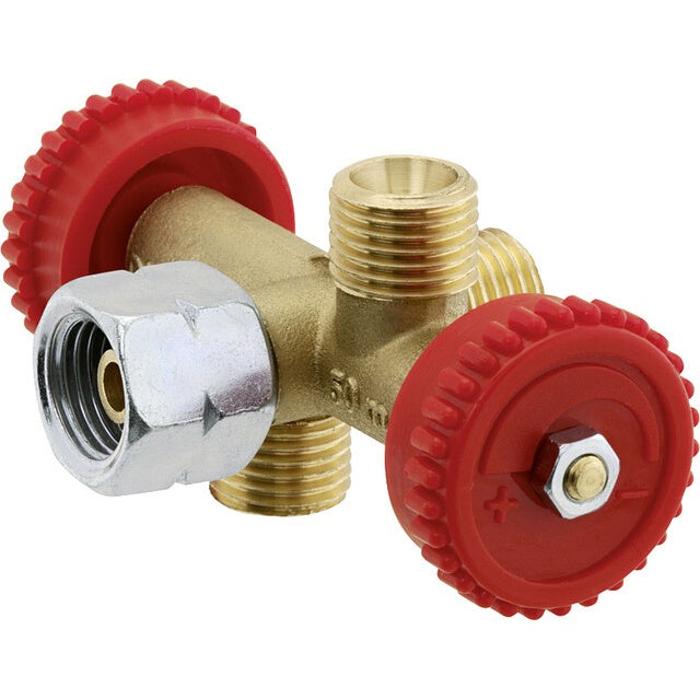 Abzweigventil G 1/4 LH mit 2 Abgängen