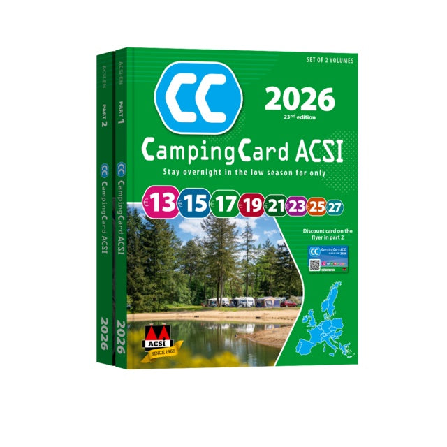 ACSI CampingCard 2026 – Stellplatzführer (Englisch)