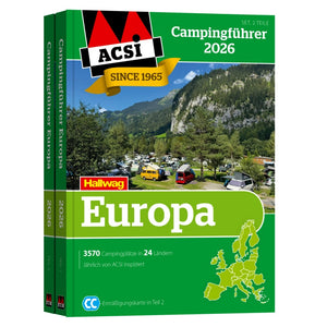 ACSI Campingführer 2026 Europa und Deutschland 7500 Plätze inkl Karte