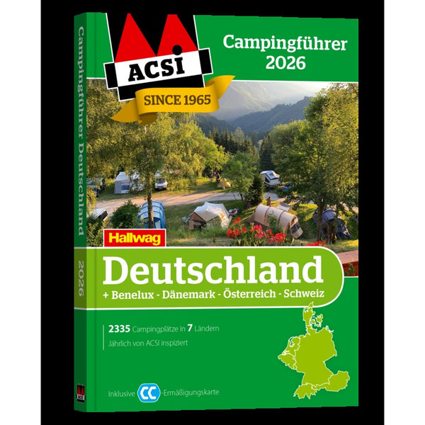 ACSI Campingführer Deutschland 2026 – 2.500 Plätze