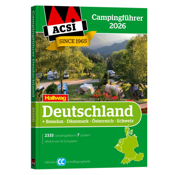ACSI Campingführer Deutschland 2026 – 2.500 Plätze