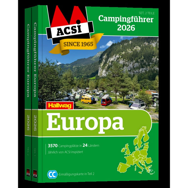ACSI Campingführer Europa 2026 – 7500 Plätze