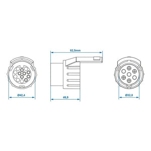Adapter 7-polig auf 13-polig – ProPlus - 7