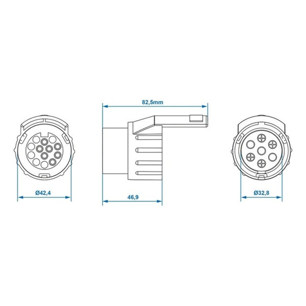 Adapter 7-polig auf 13-polig – ProPlus - 7