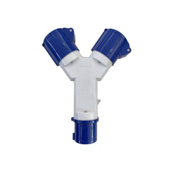 Adapter ANTARION P17 Doppelbuchse - Blau