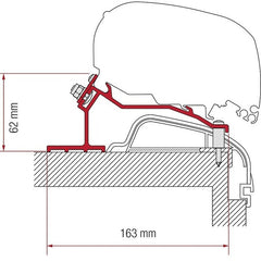 Adapter Fiamma 4-tlg. für Hobby Premium & Ontour