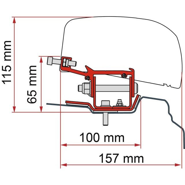 Adapter FIAMMA für Renault Trafic L1 ab 2014