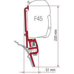 Adapter Fiamma VW T4 F35/F452 Markisenadapter