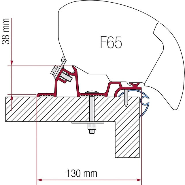 Adapter Kit Fiamma für Caravan - Standard