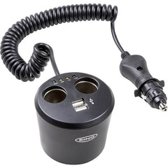 Adapter USB Ring 12V - 10A, 2x USB, Batteriestatus