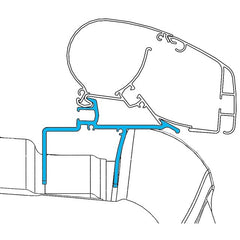 Adapterkit Dachmarkise Dometic PerfectRoof VW Crafter