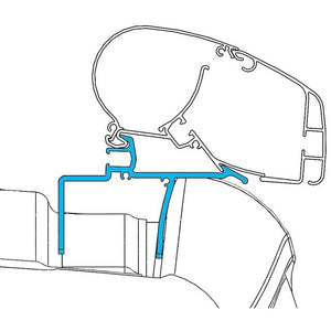 Adapterkit Dachmarkise Dometic PerfectRoof VW Crafter