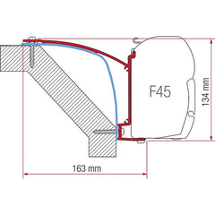 Adapterkit FIAMMA für Laika Ecovip 07 - 3-teilig