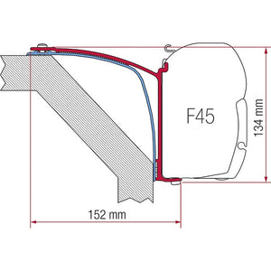 Adapterkit Fiamma für Laika - F45S / F45L