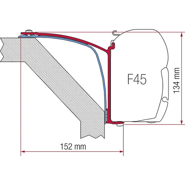Adapterkit Fiamma für Laika - F45S / F45L