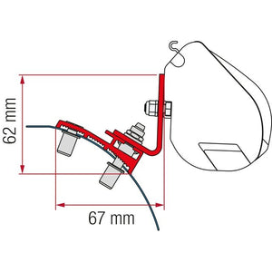 Adapterkit FIAMMA für PSA F35 ab 2016 2tlg.