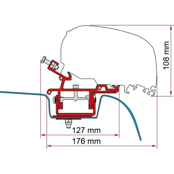 Adapterkit FIAMMA für VW Crafter / MAN L3H3