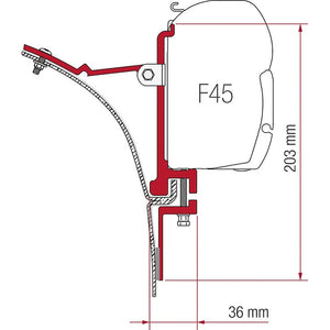 Adapterkit für Fiamma F45 S/L Markise bis 3,5 m