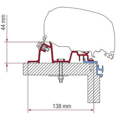 Adapterkit für Fiamma F65 S/L – 4-teilig