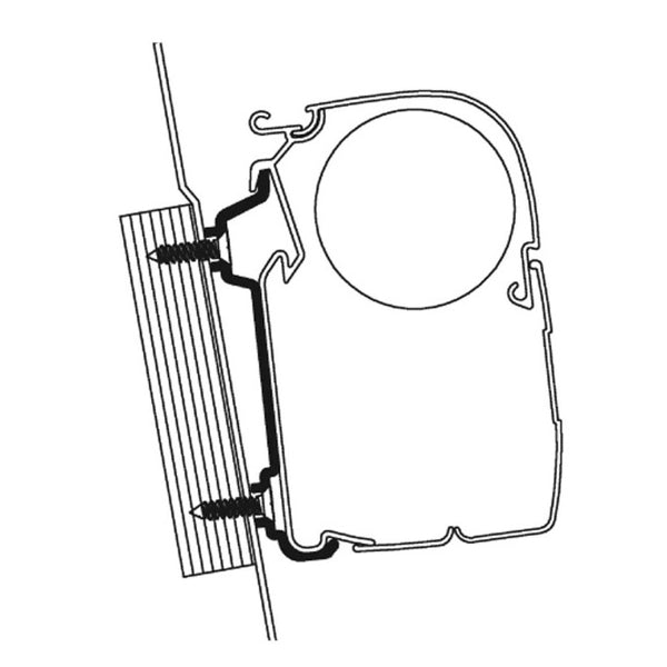 Adapterkit für THULE Omnistor Serie 5/8 passend für Ford