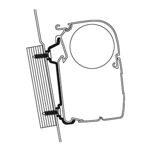 Adapterkit für THULE Omnistor Serie 5/8 passend für Ford