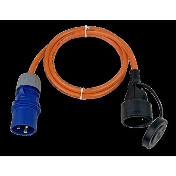 Adapterleitung H07BQ-F 3G2,5 1,5m CEE 16A orange