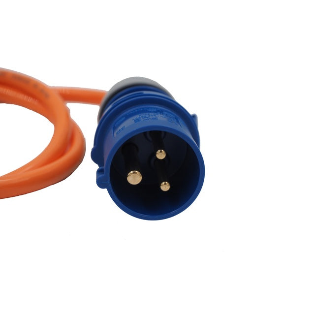 Adapterleitung H07BQ-F 3G2,5 1,5m CEE 16A orange