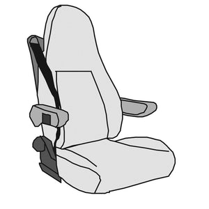 Aguti GIS-Liner Sitzbezug Velours – 2-teilig sand - 3