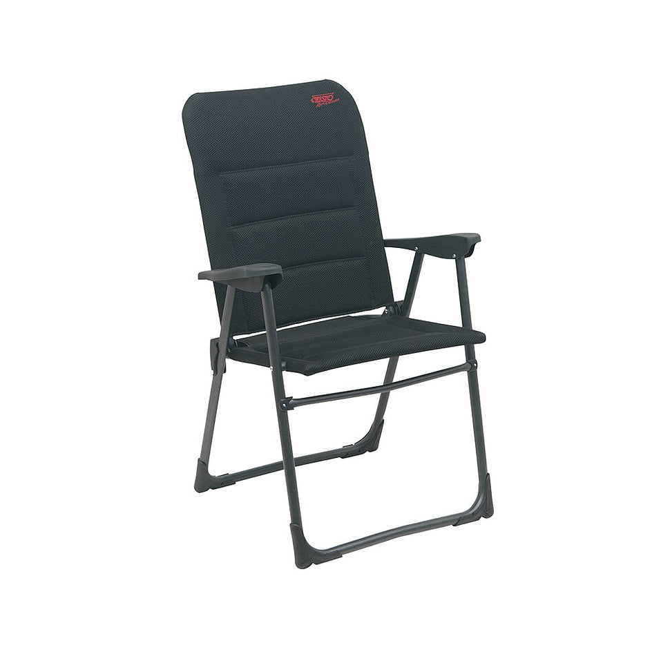Air Deluxe CRESPO Klappsessel schwarz 60x64x103 cm