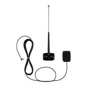 Aktive DAB+ Glasklebe-Außenantenne SMB, 3 m