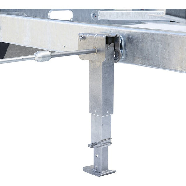 AL-KO Hubstütze Click Fix Aluminium 31 bis 71 cm grau - 2