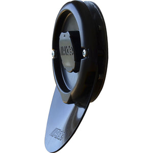 Alde Kaminschild mit Kamindeckel, schwarz