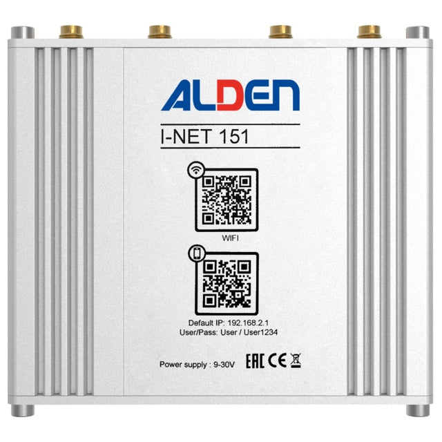 ALDEN I-NET 4G LTE Router CAT6 + Außenantenne grau