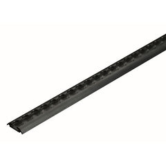 allsafe Airlineschiene halbrund 2000 mm schwarz